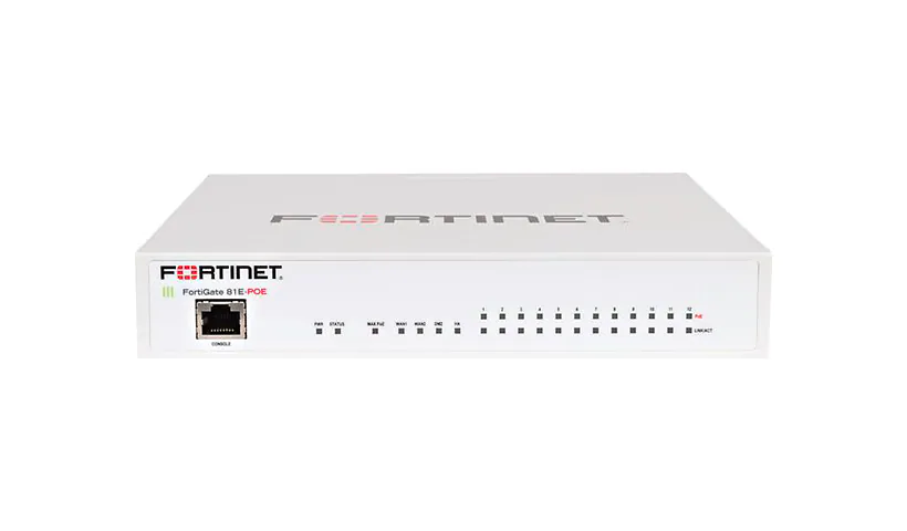 Fortinet FortiGate 81E – UTM Bundle – security appliance – with 3 years For