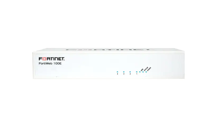 Fortinet FortiWeb 100E – security appliance – with 1 year 24×7 FortiCare an